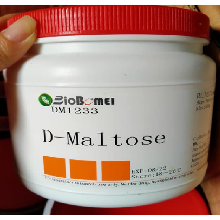 Đường mạch nha D-Maltose lọ 250g C12H22O11 .H2O Cas 6363-53-7 Maltose