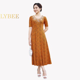 [Mã BMLT30 giảm đến 30K đơn 299K] Váy trung niên LYBEE mã 395