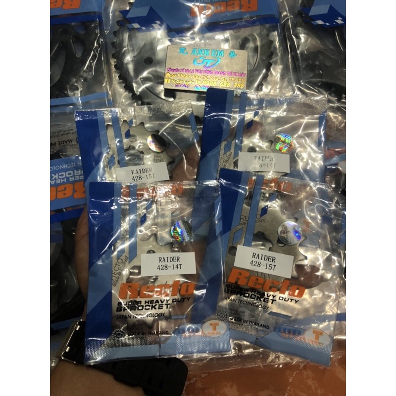 Nhông Sên Dĩa RECTO :Satria / RaiderFi Chính Hãng RECTO THAILAND ////