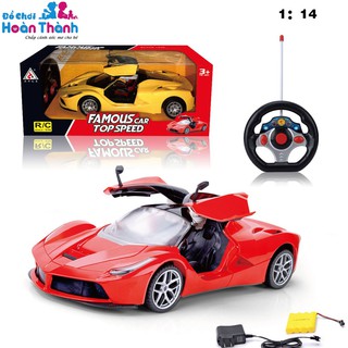 Ô tô điều khiển từ xa Ferrari 1 14 dài 30cm, có tặng kèm pin sạc