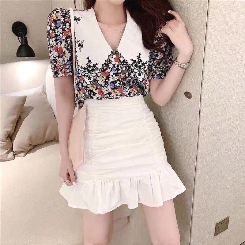 Chân váy nhún đuôi cá hàng đẹp