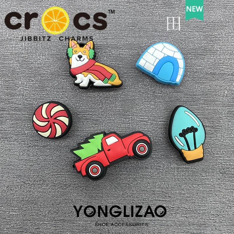 Phụ Kiện Trang Trí Giáng Sinh crocs jibbitz charms Cài Khóa Giày Thời Trang Sành Điệu