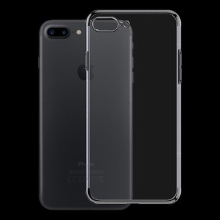 Combo Ốp lưng cho Iphone 7 PLUS / 8 PLUS - Ốp dẻo viền mạ màu Đen ánh kim