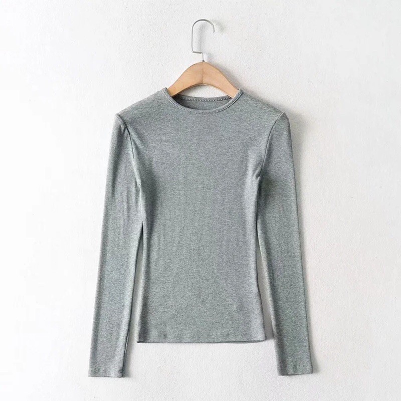 Áo thun cổ tròn kín dài tay | BigBuy360 - bigbuy360.vn