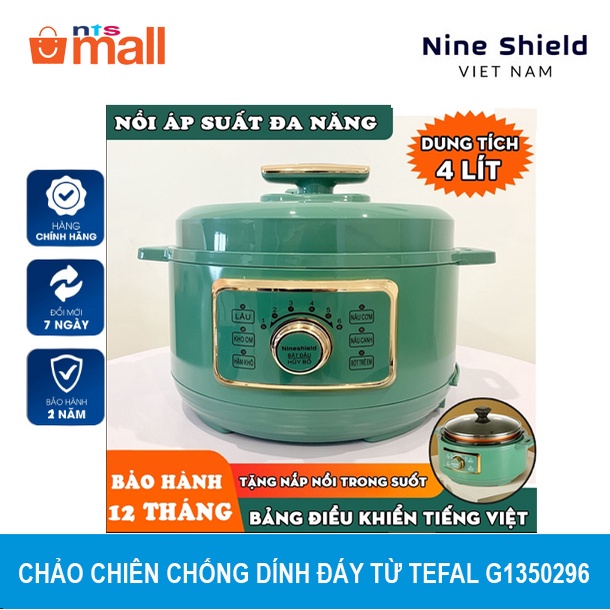 Nồi Áp Suất Đa Năng 3Lít Nineshield KB-618 Hàng Chính Hãng Phiên Bản Tiếng Việt, Bảo Hành 12 Tháng