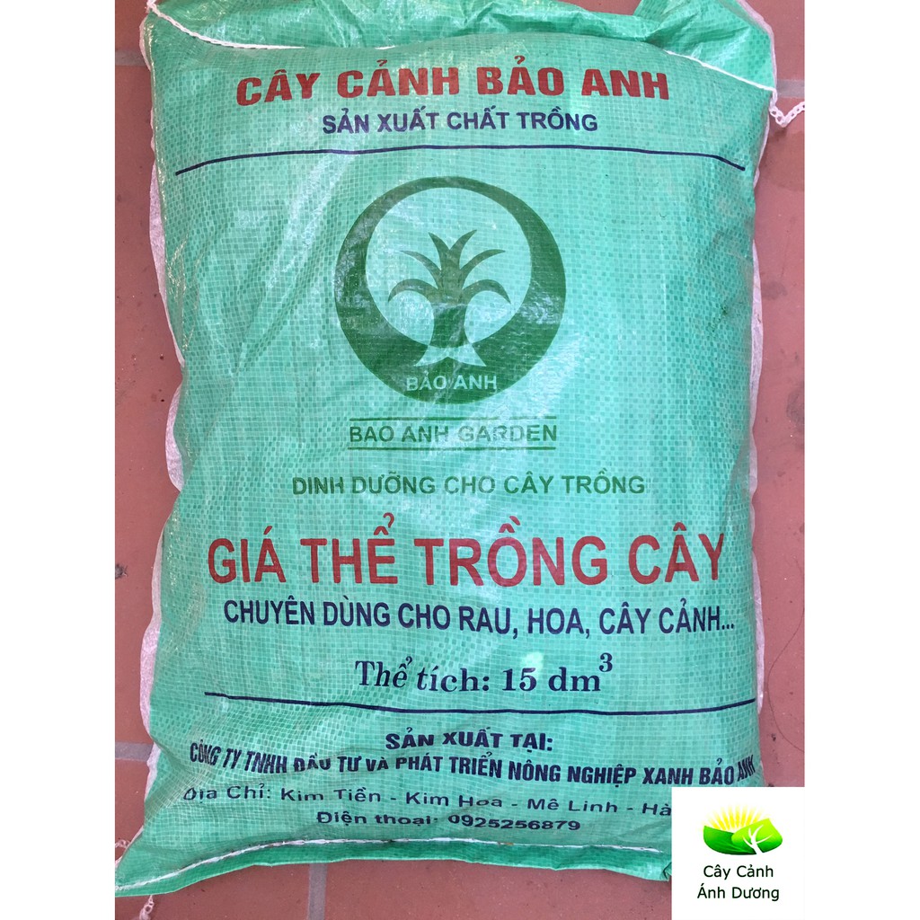  Đất hữu cơ trồng rau, hoa, cây cảnh Bảo Anh 15dm3