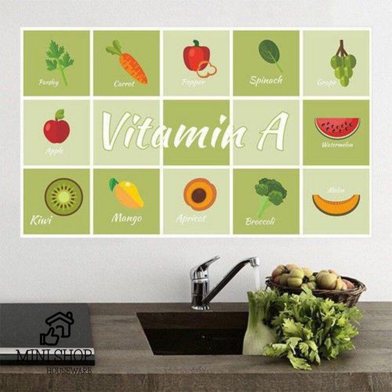 Giấy Dán Tường Nhà Bếp Cách Nhiệt, Chịu Nhiệt Cao Chống Dầu Mỡ, Bụi Bẩn, Decal Dán Bếp Họa Tiết 3d Đủ Loại