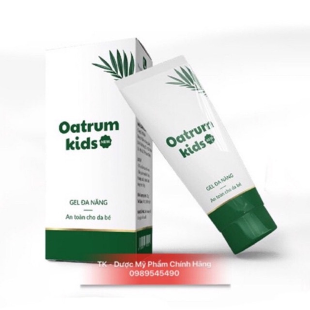1 Tuýp 20g - Gel đa năng bôi da bé Oatrum Kids New - Hết trầy xước, rách da, bỏng, hăm da, muỗi côn trùng đốt