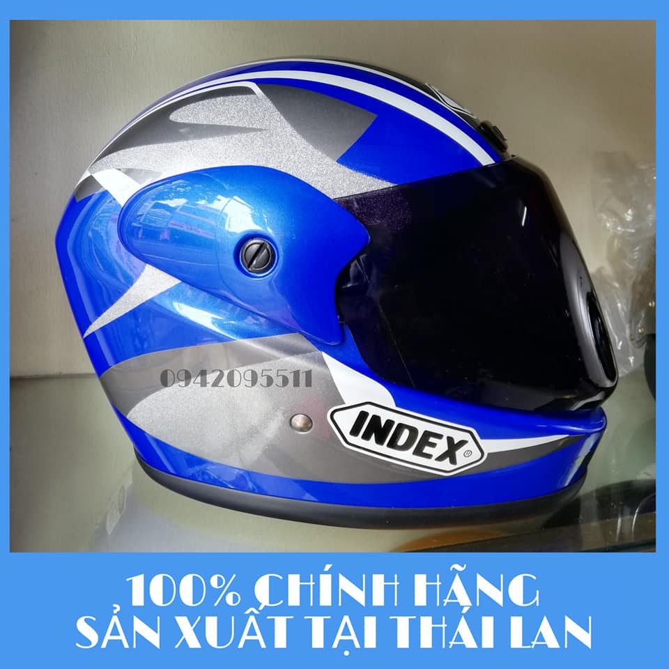 Mũ bảo hiểm Index 411 chính hãng sản xuất tại Thái Lan