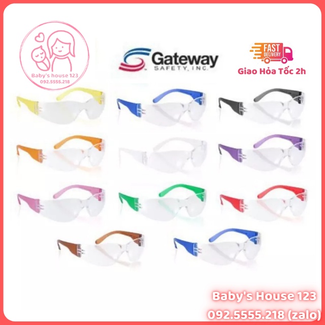 Kính Chống Bụi, Tia UVA/UVB Gateway Cho Bé Thương Hiệu Mỹ (Giao Màu Ngẫu Nhiên)