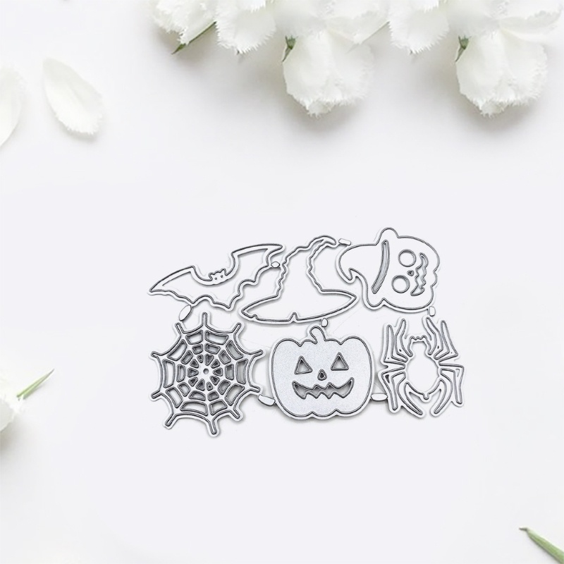Khuôn Cắt Giấy Làm Từ Kim Loại Hình Chủ Đề halloween Trang Trí Scrapbook