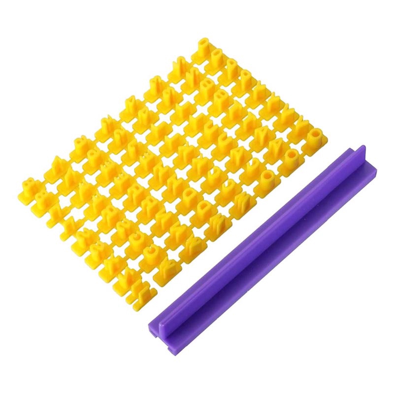 Khuôn Nhấn Bánh Quy Hình Chữ Cái 3d