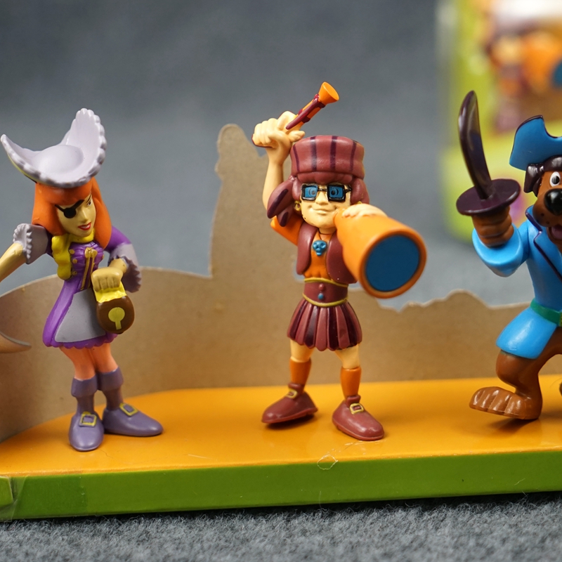 5Pcs Scooby-Doo Action Figure Toy Scooby-Doo Pirates Ahoy Collectible Model Ornaments Decoration Gift