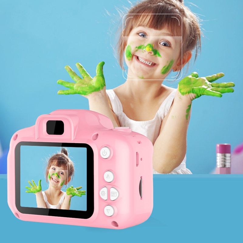 Hình ảnh Máy ảnh kỹ thuật số2 inch mini 1080p kèm phụ kiện dễ thương xinh xắn dành cho bé #2