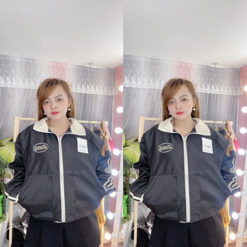 Khoác bigsize  khoác dù 2 lớp kèm hình thật