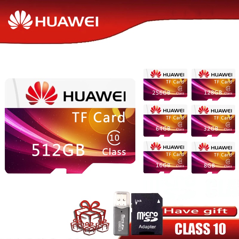 HUAWEI Thẻ Nhớ Tốc Độ Cao 10Tf 32gb 64gb 128gb 512gb 256gb 1tb 1GB 2GB 4GB 8GB 16GB