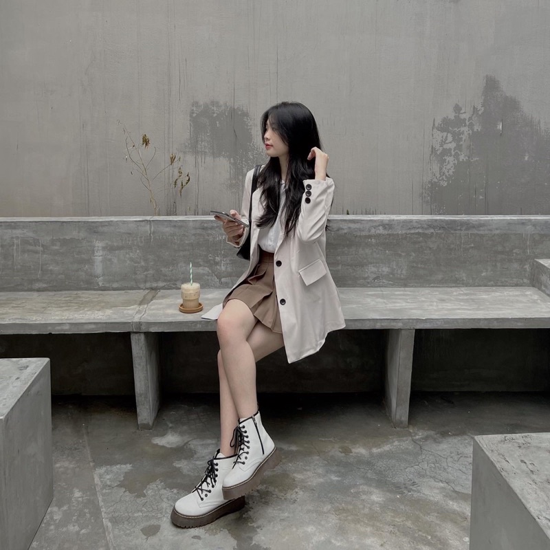 [CÓ SẴN] ÁO BLAZER ULZZANG 2 LỚP (ảnh thật/video)