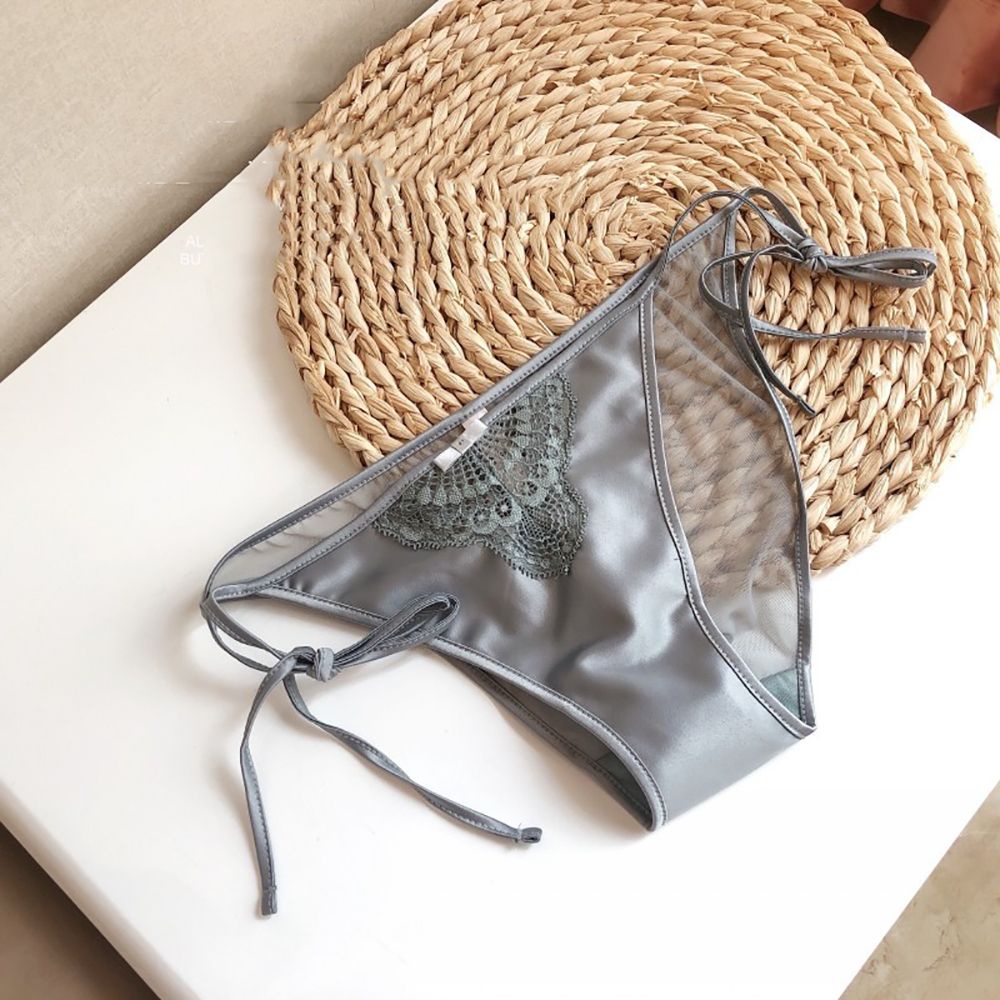 Quần Lót Ren Lưới Mềm Mại Lưng Thấp Nhiều Màu Tùy Chỉnh Quyến Rũ Cho Nữ