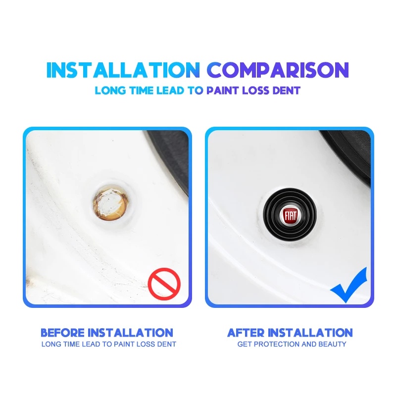 Bộ 4/812 Miếng Dán Cách Âm Cho Cửa Xe Hơi Toyota Honda Nissan Mazda BMW BENZ