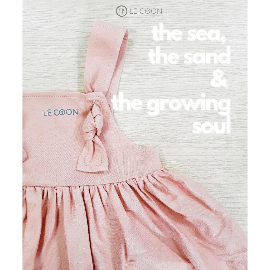 LE COON Váy yếm lửng dây thắt cho bé