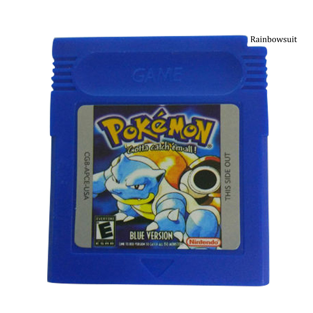 Thẻ chơi game NINTENDO Pokemon GBC dòng phiên bản giới hạn