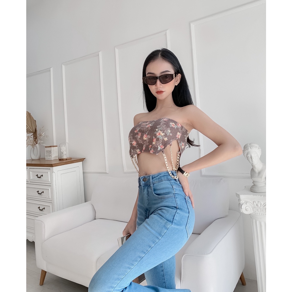 (HÀNG MỚI) !! Crop Ống Dây Xích Yoona 3162 | BigBuy360 - bigbuy360.vn