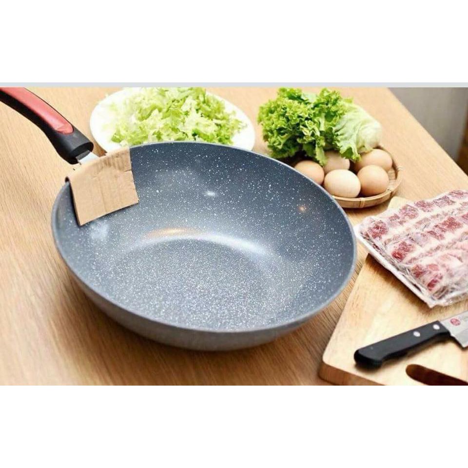 Chảo xào vân đá, hàng đẹp loại 32cm