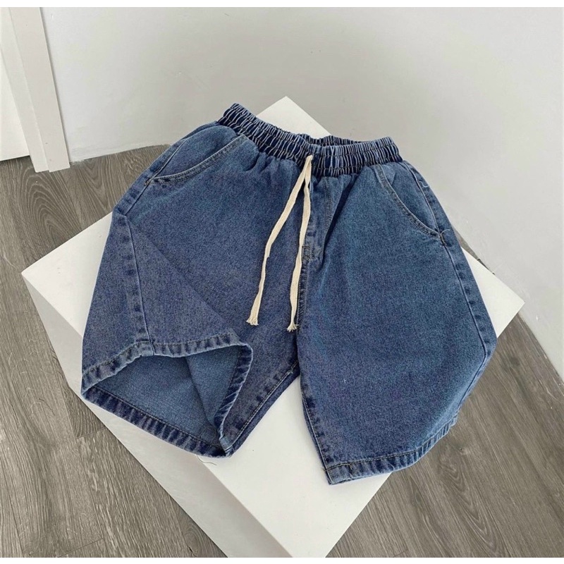QUẦN SHORT JEANS CAO CẤP,SHORT BÒ UNISEX NAM NỮ