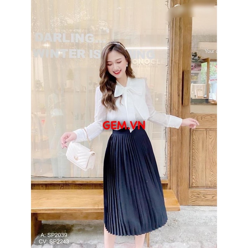 [BÁN BUÔN&amp;LẺ] Áo sơ mi nữ G80 - chất tơ đẹp - đi học hay công sở đều thời trang - dễ phối với các loại chân váy và quần