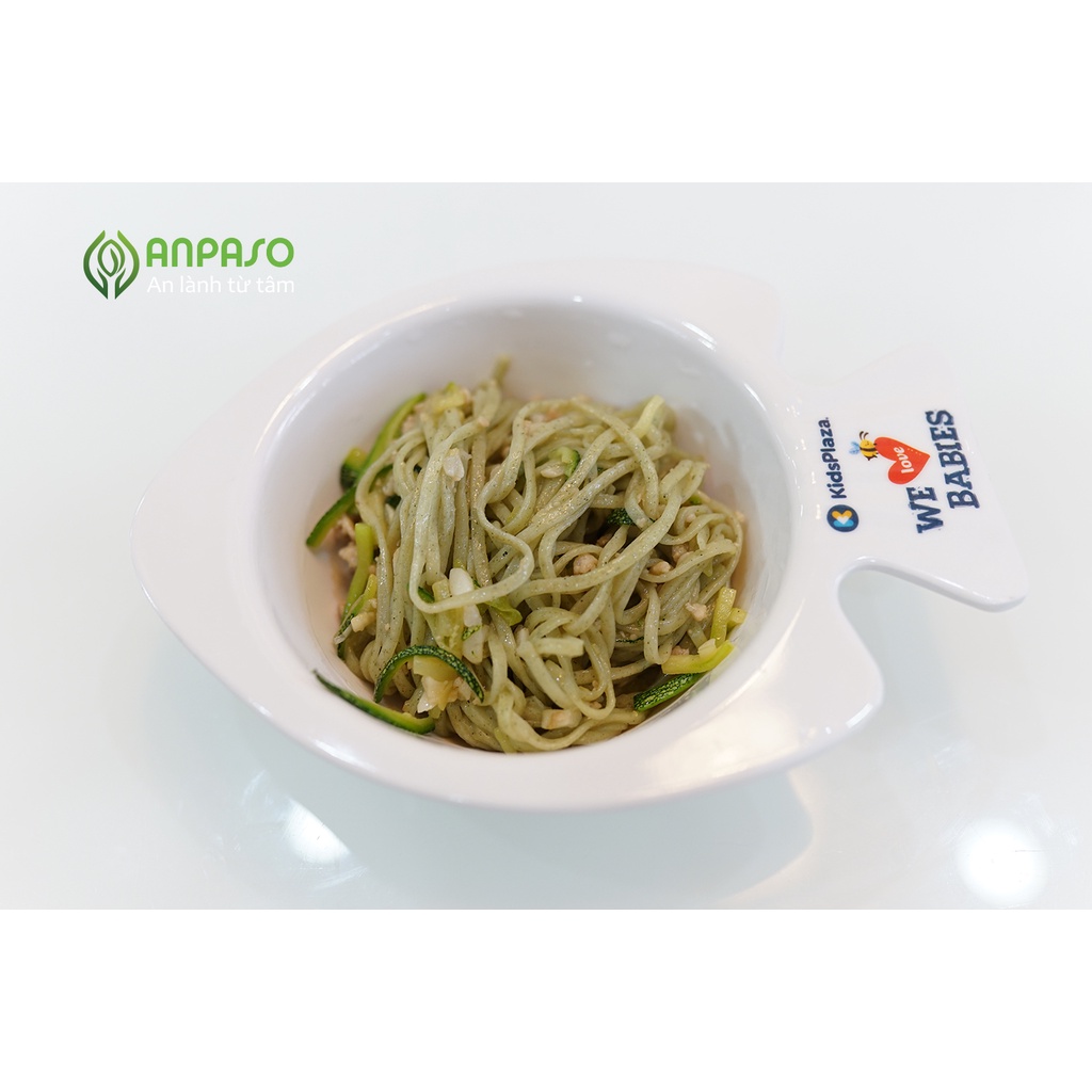 Mì Ăn Dặm Cho Bé Hữu Cơ Mầm Lúa Mạch Organic Anpaso BLW, kiểu Nhật từ 7 tháng bổ sung chất xơ, cải thiện táo bón 120g