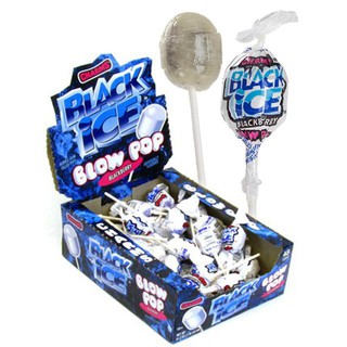 Kẹo Mút Nhân Gum Blow Pop Black Ice Berry