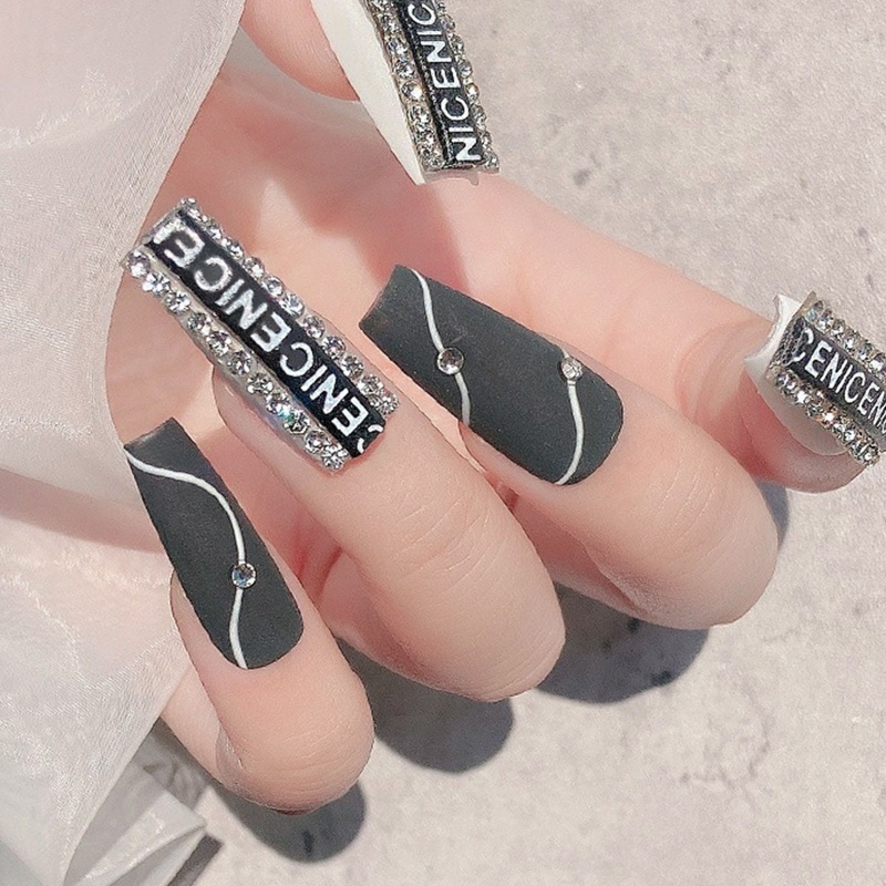 Miếng Dán Trang Trí Móng Tay Đính Đá Thời Trang