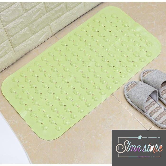Thảm nhà tắm, lót chân silicon dẻo nhà vệ sinh, chống trơn trượt trong nhà tắm, an toàn độ bền cao. Slmn_TNT