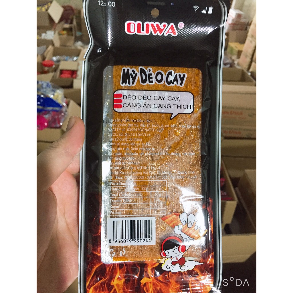Snack Mỳ Dẻo Cay  mẫu mới