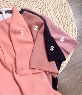 áo peplum ba màu