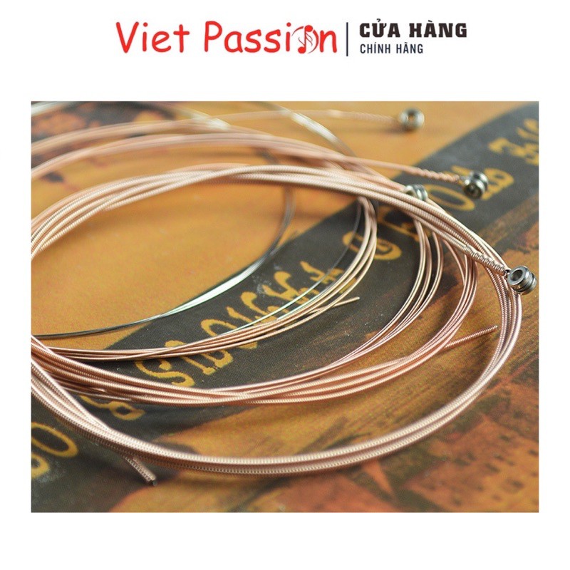 Dây đàn guitar acoustic Alice A206 Super Light chính hãng cỡ 11 dây sắt cho đàn acoustic vietpassion