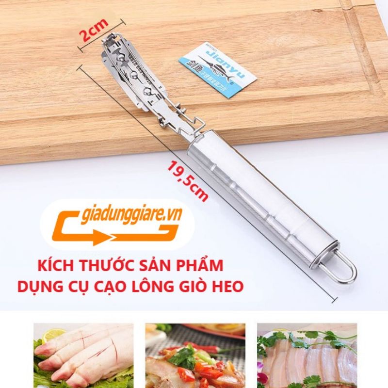 Dao Cạo Lông Heo, Lợn, Vịt, Chó, Thỏ, Dê, Dụng Cụ Cạo Lông Lợn Bằng Inox 304