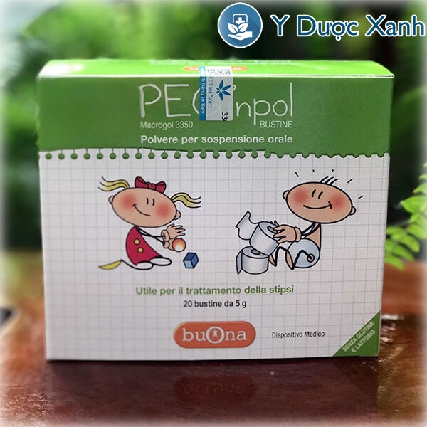 Mua [Chính Hãng] PEGINPOL MACROGOL 3350, 20 gói, Bột giảm táo bón cho bé, trẻ em - Y Dược Xanh