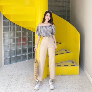 QUẦN CULOTTES KAKI BASIC ZAREEN TRS13 NUDE