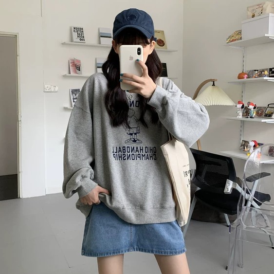 Áo Khoác Hoodie Nữ Form Rộng Quảng Châu - Hàng Loại 1