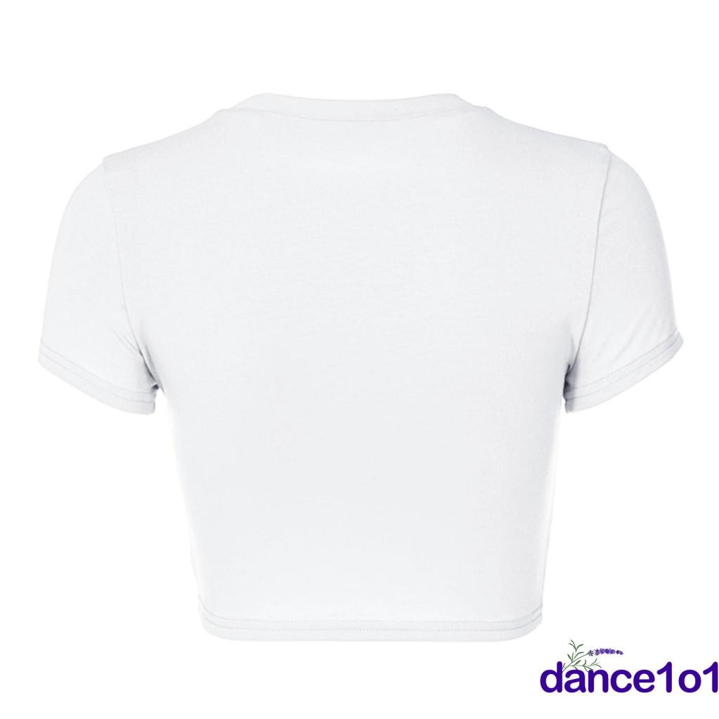 Áo thun tay ngắn cổ tròn in chữ &amp; trái tim thiết kế mùa hè cho nữ