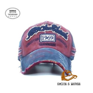 NÓN KẾT JEANS RÁCH CÁ TÍNH 1969