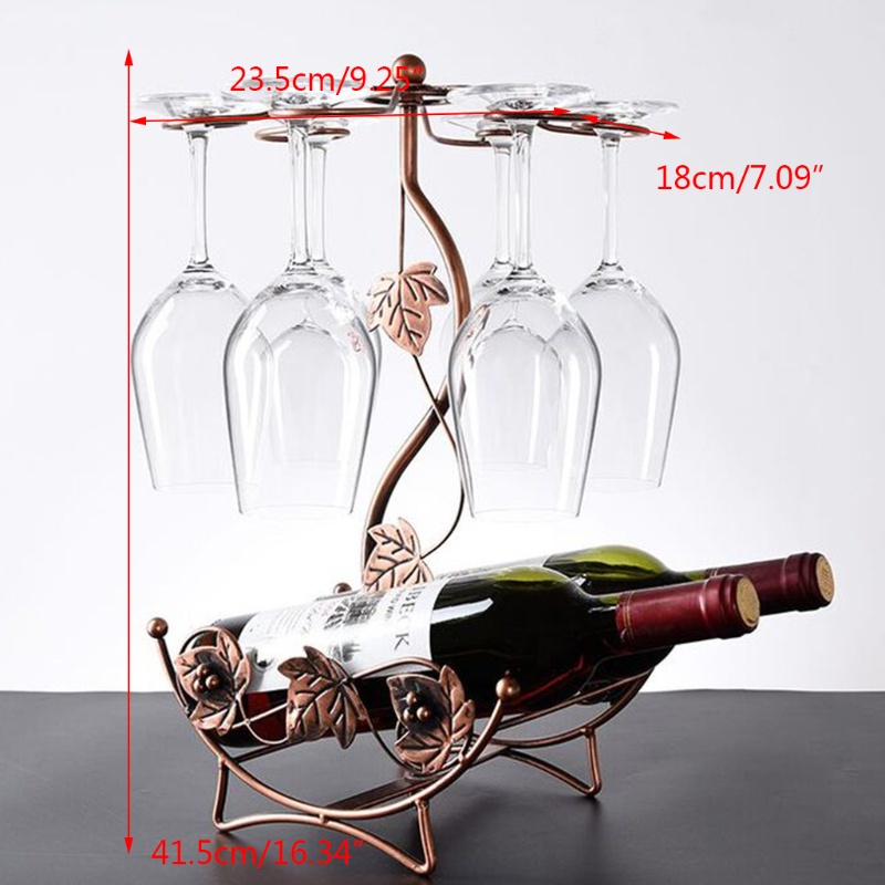 Giá Treo Ly Rượu Vang Bằng Thủy Tinh 21cm Có Thể Tháo Rời Tiện Dụng Kính