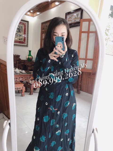 Áo Chống Nắng Thân Dài Lanh, Áo Chống Nắng Nữ Toàn Thân Vải Lanh Cao cấp | BigBuy360 - bigbuy360.vn