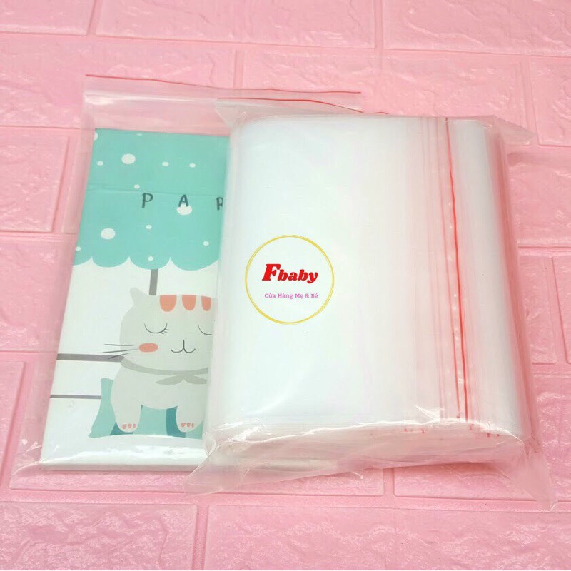Túi Zip Túi Zip Đựng Thực Phẩm Bảo Quản Sữa Mẹ Trong Suốt Loại Dày Đẹp ( Size 14x20cm, size 20x28cm, Size 25x35cm)