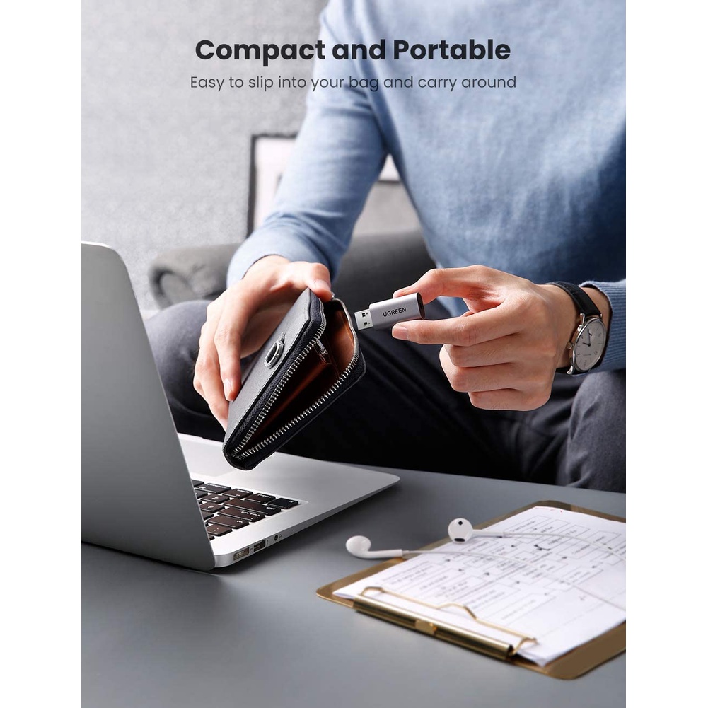 Cáp chuyển USB 2.0 to 3.5mm Ugreen 80864