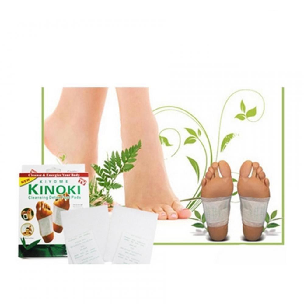 Kinoki NHẬT BẢN 100% - BỘ 20 Miếng dán chân - giải độc gan - nội tiết tố - dán ở gan bàn chân có thể hút hết chất độc tr