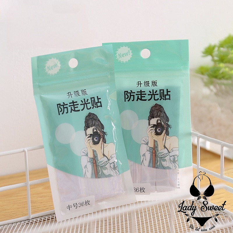 Set 36 Băng Dính Cố Định Quần Áo- Miếng Dán Chống Lộ, Hở Ngực, Vai Áo