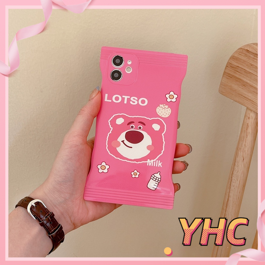 Ốp Điện Thoại Họa Tiết Gấu Hoạt Hình Cho iPhone 14 13 11 pro Max X XR XS Max 8 7 6 6s Plus - 5050