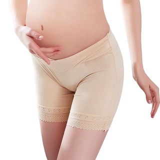 Quần đùi bầu cạp chéo mặc trong váy